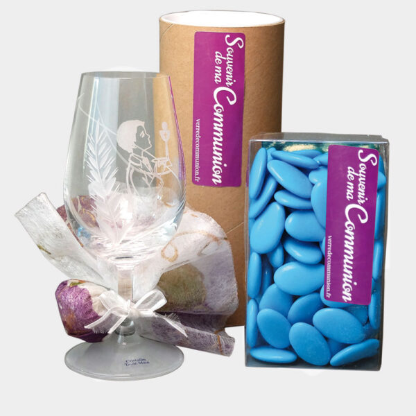 Coffret - Verre de Communion Garçon