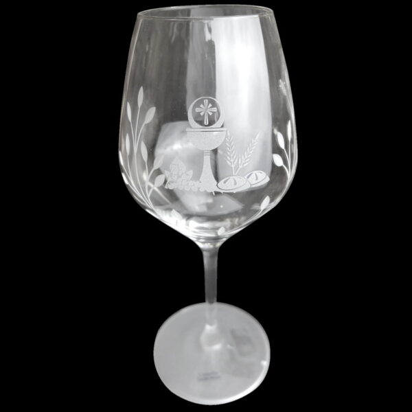 Verre de Communion Eucharistie Calice et pain