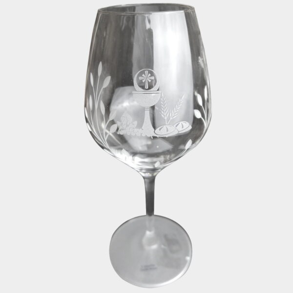 Verre de Communion Eucharistie Calice et pain