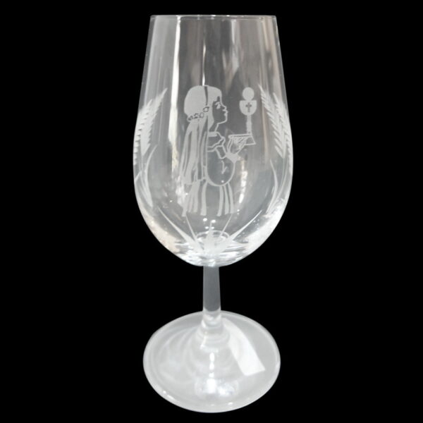 Verre de communion à pied fille