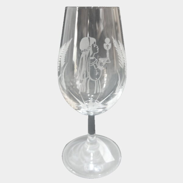 Verre de communion à pied Communiante