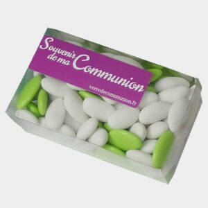 Mélange Dragées amandes et au chocolat vertes